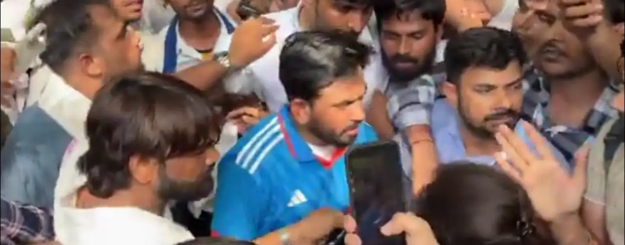 A person seen in a blue jersey is Abhishek Dipkee, the founder of CJP.